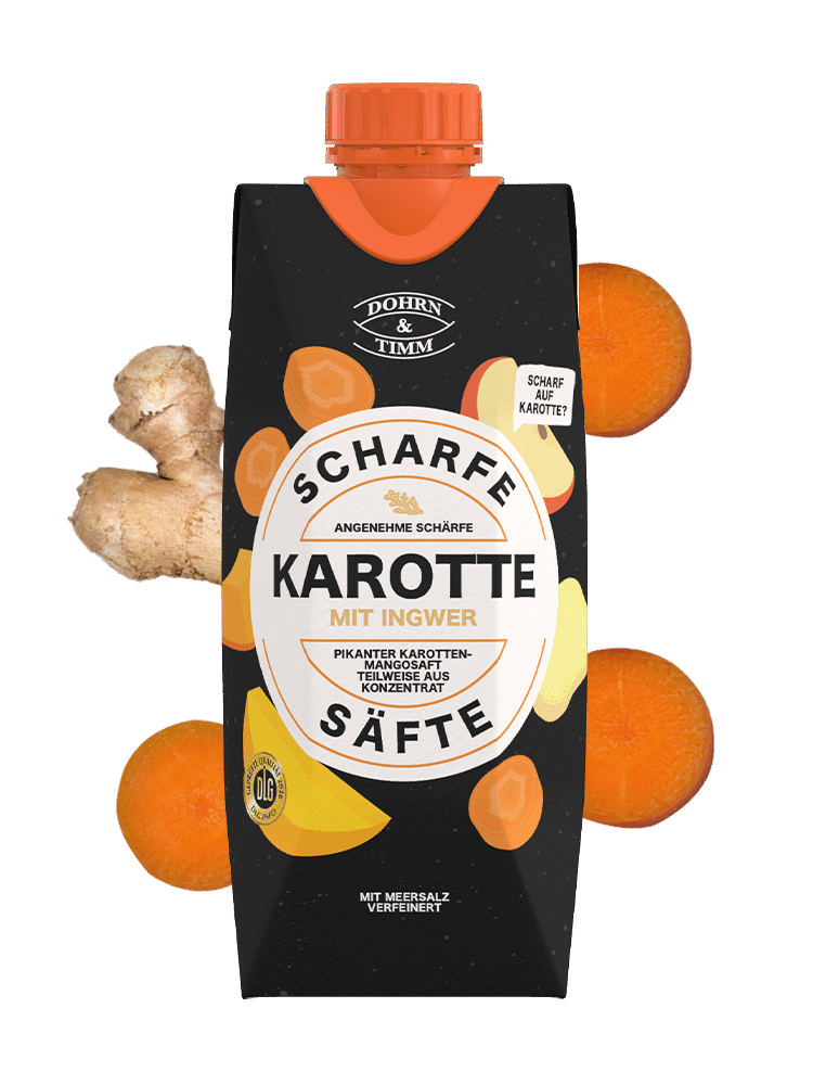 Scharfe Karotte