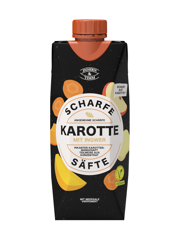 Scharfe Karotte