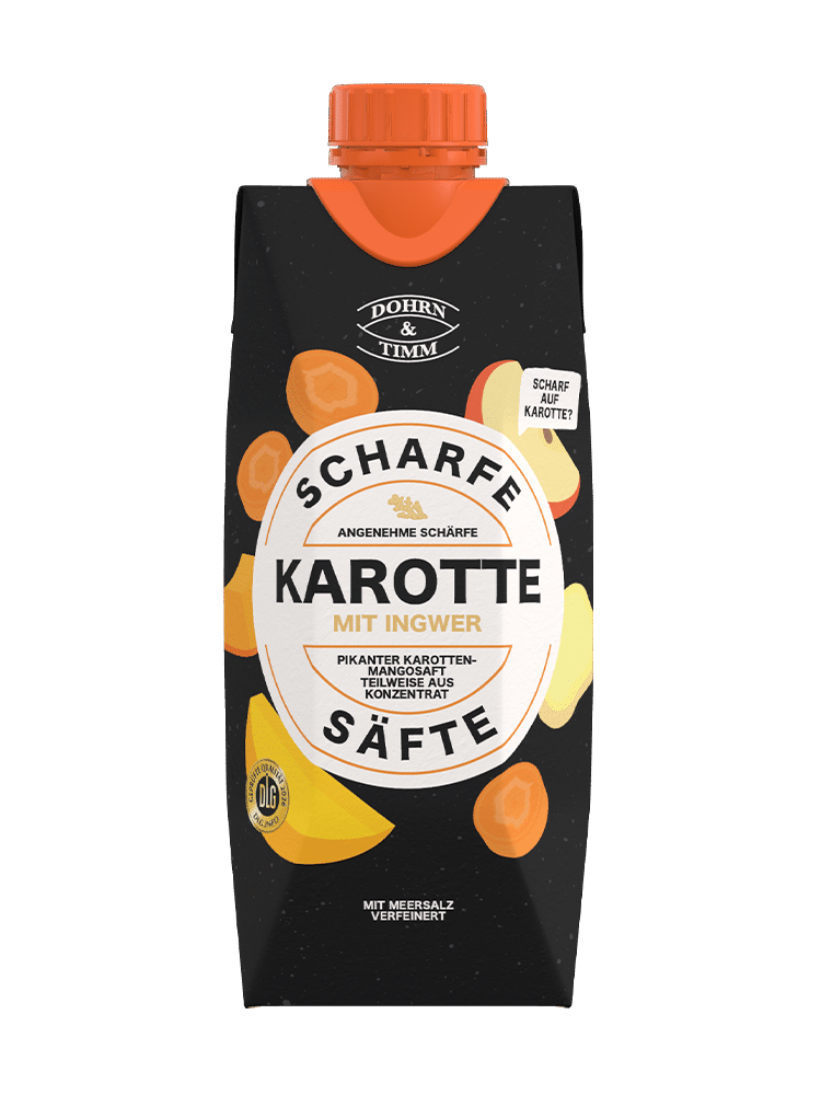 Scharfe Karotte