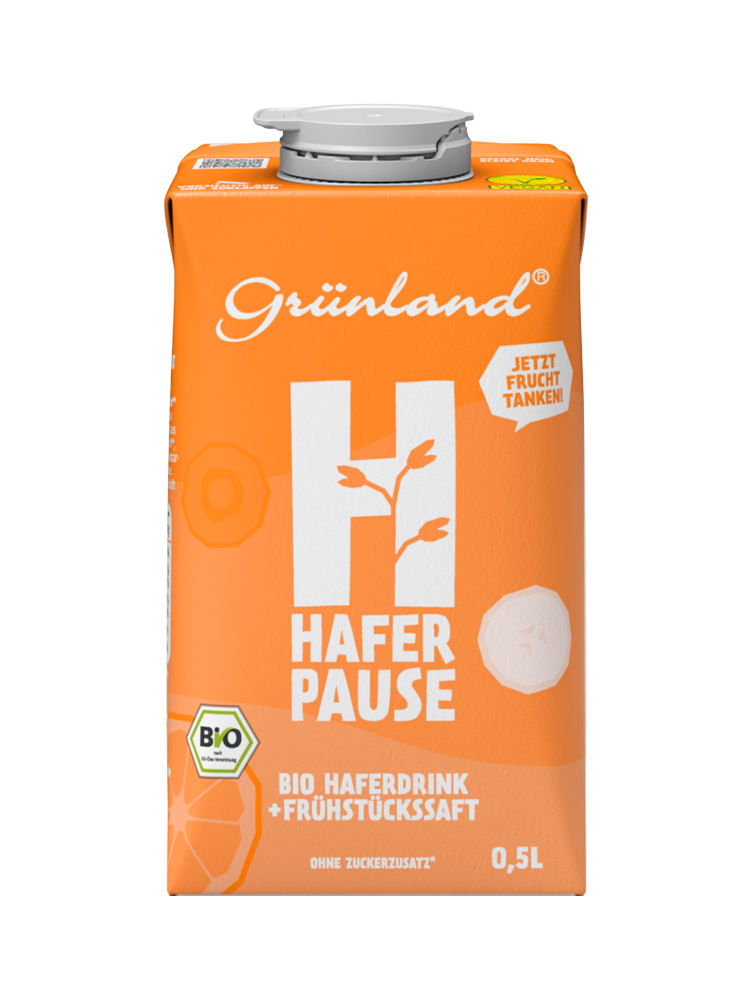 Bio-Haferdrink + Frühstückssaft