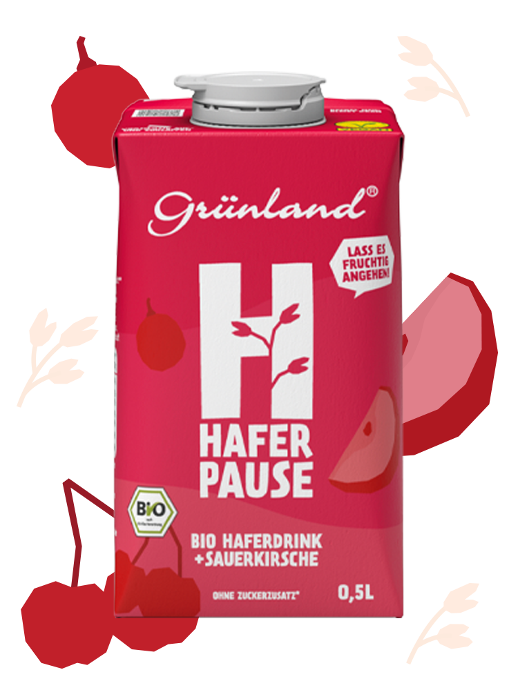 Bio-Haferdrink + Sauerkirsche